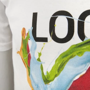 FOTL Sweatshirt med genomgående dragkedja och huva - Vit