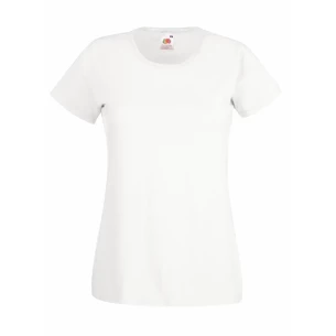 FOTL Lady-Fit Valueweight T-shirt - Vit