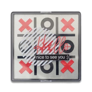 Magnetiskt tic-tac-toe-spel - Svart