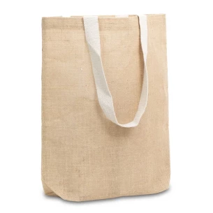 Jeco shoppingväska i jute - Beige