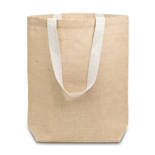Jeco shoppingväska i jute - Beige