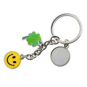 Nyckelring Luck i metall - Silver
