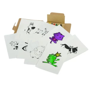 Happy färgläggningsset - Brun