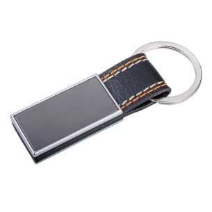 Denim nyckelring -Silver