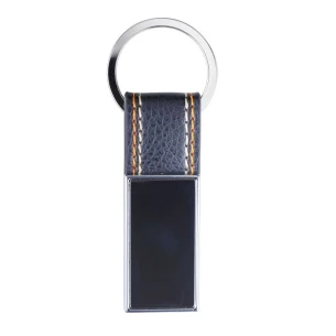 Denim nyckelring -Silver