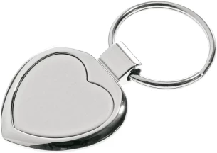 Nyckelring Stout Heart i metall - Silver