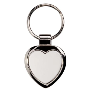 Nyckelring Stout Heart i metall - Silver