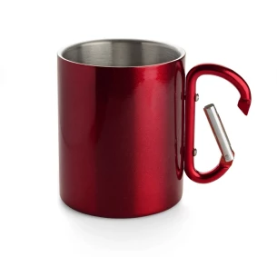 CAMP-mugg med karbinhake - Röd