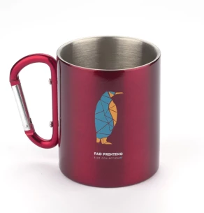CAMP-mugg med karbinhake - Röd