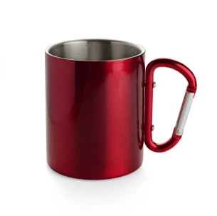 CAMP-mugg med karbinhake - Röd