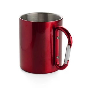 CAMP-mugg med karbinhake - Röd