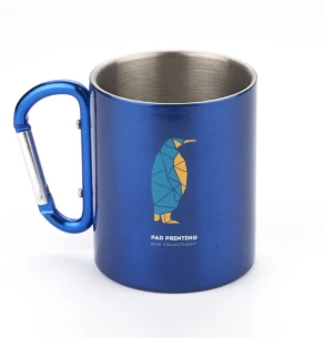 CAMP-mugg med karbinhake - Blå