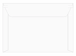 Kuvert för kurirpost i kartong - Vit