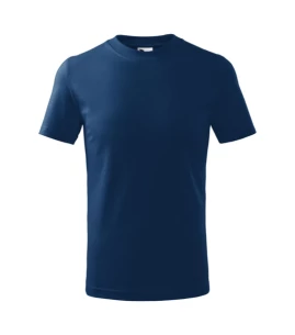 T-shirt Basic för barn - Mörkblå