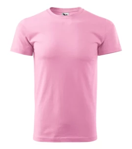 Basic T-shirt för män - Ljusrosa