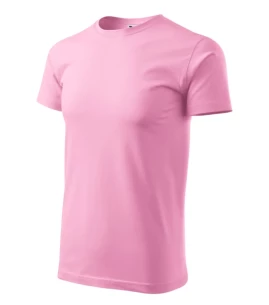 Basic T-shirt för män - Ljusrosa