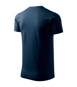 Basic T-Shirt för män - Marinblå