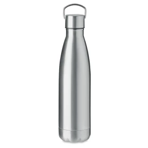 Dubbelväggig flaska 500ml - MATIS - matt silver