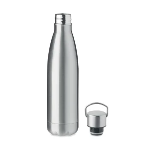 Dubbelväggig flaska 500ml - MATIS - matt silver