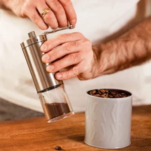Aroma kaffekvarn - Silver