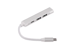 USB HUB-splitter - ROSKO - Silver