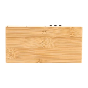 Conti induktiv laddare med klocka och termometer - Beige