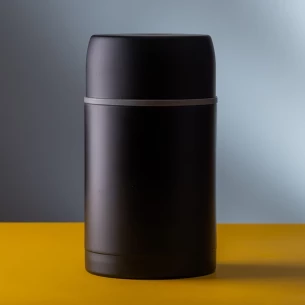 800 ml Thermo vakuumbehållare - Svart