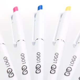 Roma Vit kulspetspenna - Orange