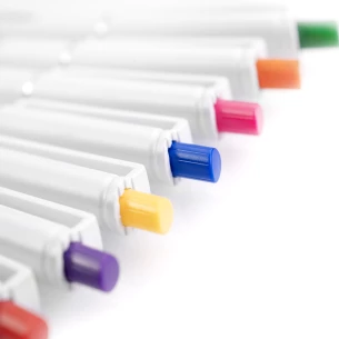 Roma Vit kulspetspenna - Orange