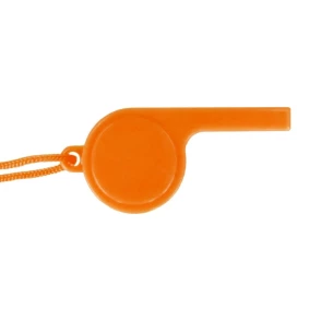 Visselpipa med snöre - orange - Orange