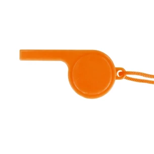 Visselpipa med snöre - orange - Orange