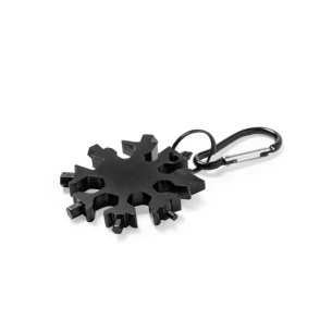 Multifunktionsverktyg, 17 funktioner, karbinhake - Svart