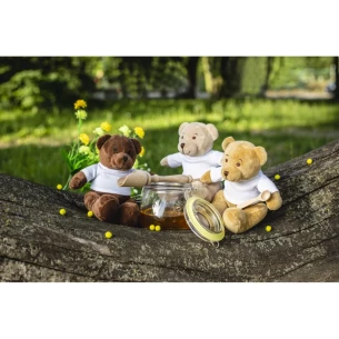Plysch Siddy Honey björn - ljusbrun