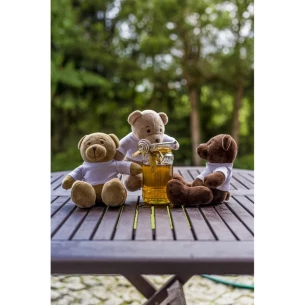 Plysch Siddy Honey björn - ljusbrun