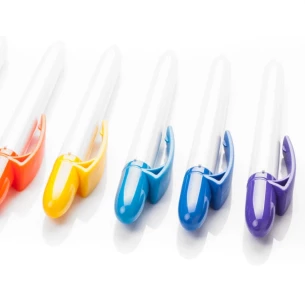 Fyllning Vit penna - Röd