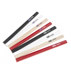 Logotyptryckt snickarpenna - Beige