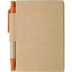 Eco1 anteckningsbok med penna - Orange