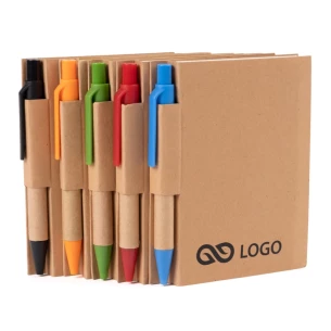 Eco1 anteckningsbok med penna - Orange