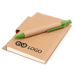 Eco1 anteckningsblock med penna - Blå