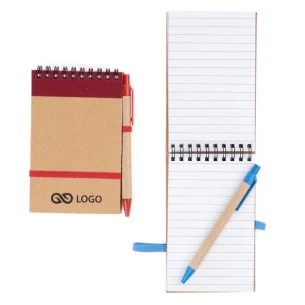 Eco2 anteckningsblock med penna - Grön