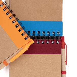 Eco2 anteckningsblock med penna - Orange