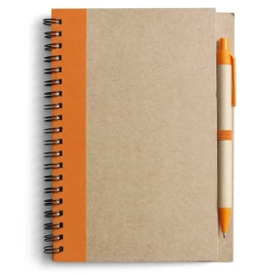 Eco3 anteckningsblock med penna - Orange