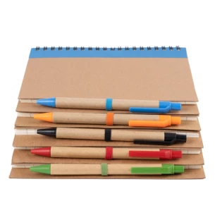 Eco3 anteckningsblock med penna - Orange