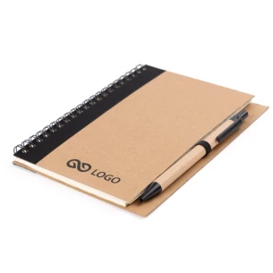 Eco3 anteckningsblock med penna - Orange