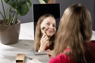 BELLEZA Ansiktsroller - Oliv