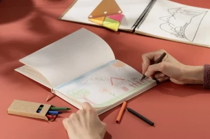 PANTO reservoarpennor - Naturell