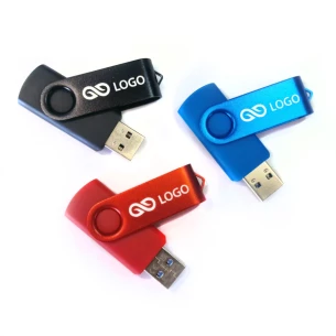 Flash Drive Twister Color 3.0 64Gb - Svart