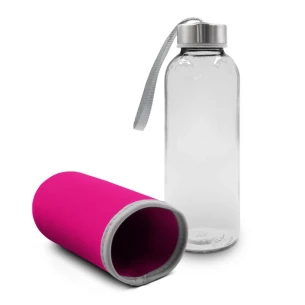 Glasflaska 420 ml Bob – fuchsia