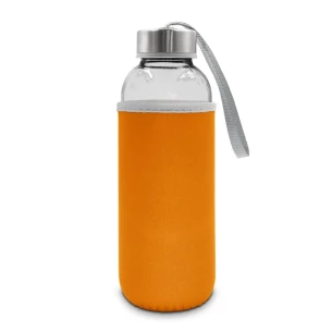 Glasflaska 420 ml Bob – orange