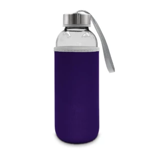 Glasflaska 420 ml Bob – lila